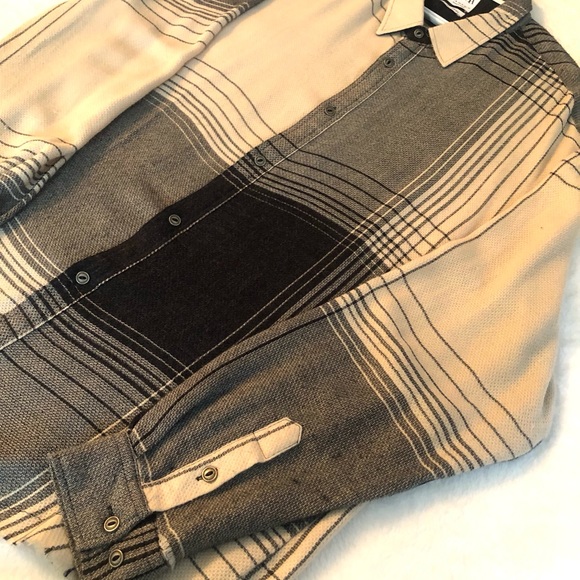 Men’s Oversized Plaid Button-Down Shirt | Size M | Zara - Picture 6 of 6